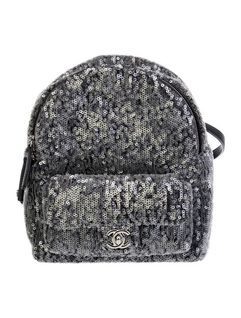 Chanel Sequin Waterfall Backpack 